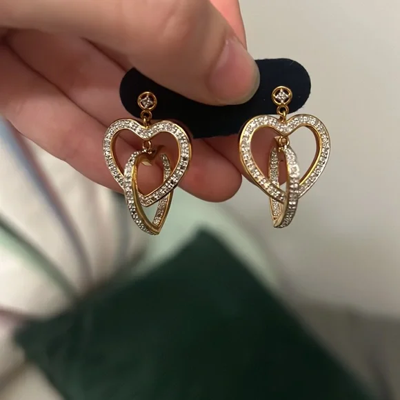 Danbury Mint Diamond Earrings - Picture 3 of 8